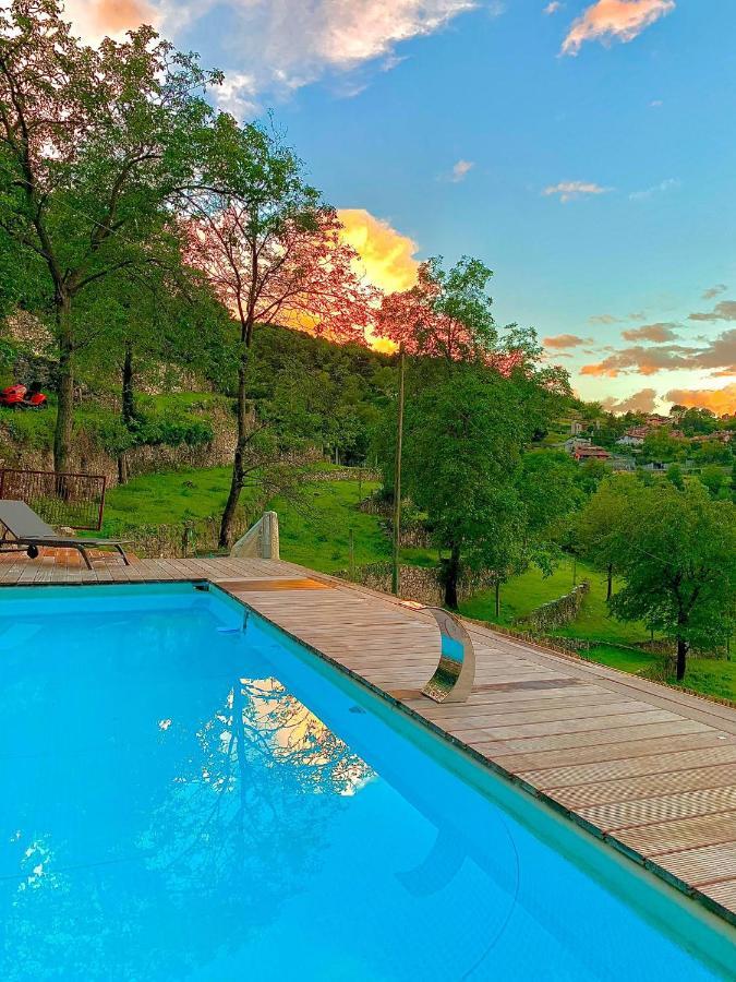 Villa La Casa Sulla Collina Del Castello Breno Esterno foto