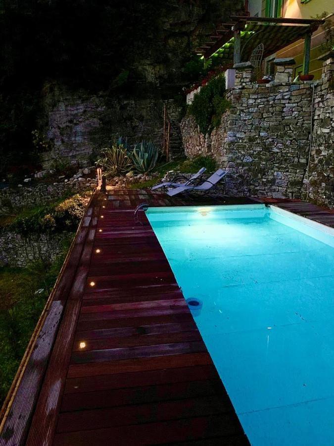 Villa La Casa Sulla Collina Del Castello Breno Esterno foto