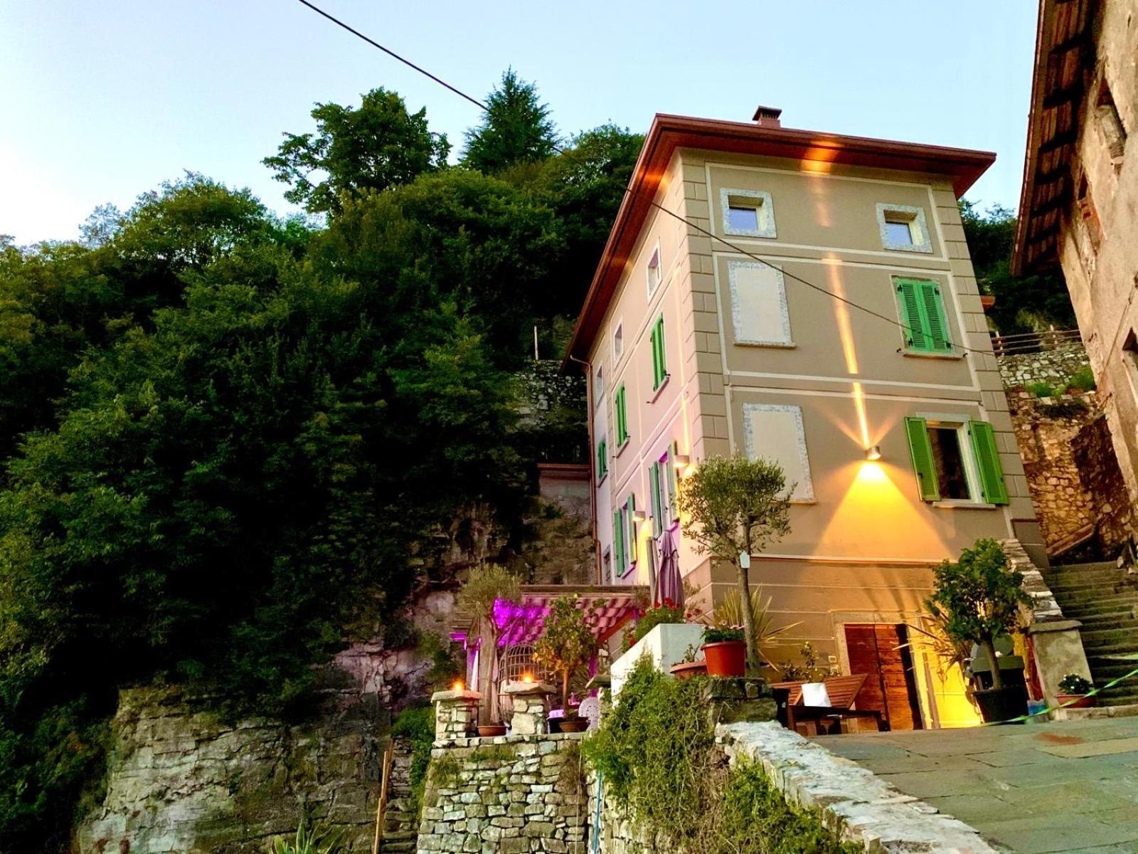Villa La Casa Sulla Collina Del Castello Breno Esterno foto