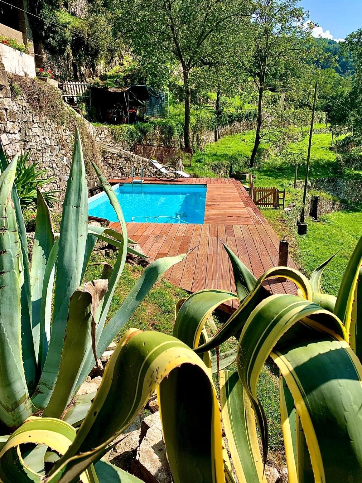Villa La Casa Sulla Collina Del Castello Breno Esterno foto